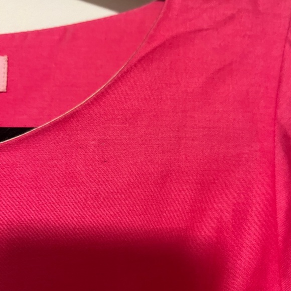 Lilly‎ Pulitzer Shift Dress Size 6 Pink Embellished Preppy Knee Length Jersey - Picture 4 of 16